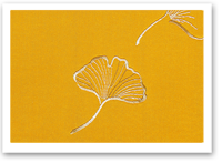 Hochzeitsbettw&auml;sche Ginkgo