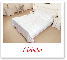 Hochzeitsbettw&auml;sche Liebelei